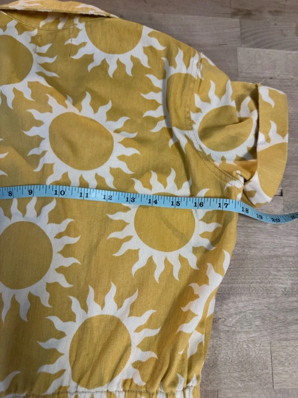 Show Me Your Mumu Cannon Romper paradise sun denim yellow - Picture 6 of 8